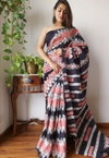 VK 4242 Pure Soft Linen Printed Daily Wear Sarees Wholesale Price In Surat